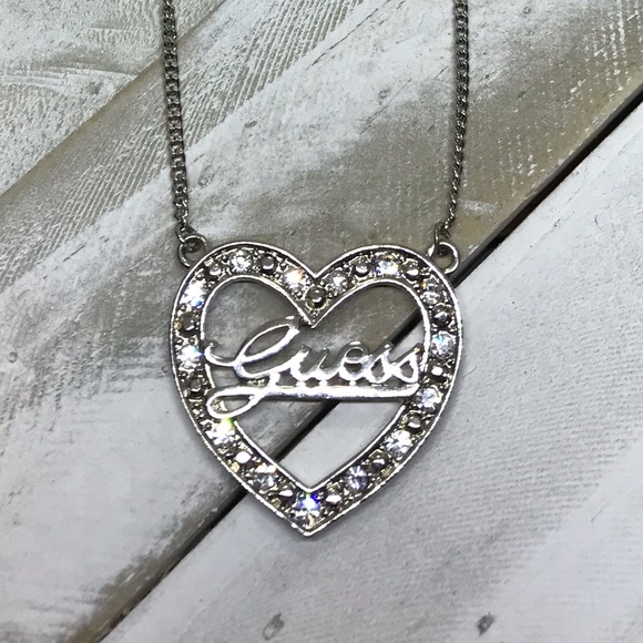 Guess Heart Necklace - Picture 7 of 8